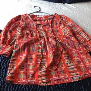 Buddy love Aztec print shirt